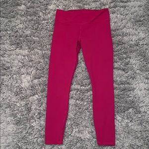 Fabletics cranberry leggings